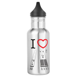 Van Nuys Airport Runways 16L-16R / 34L - 34R 532 Ml Water Bottle