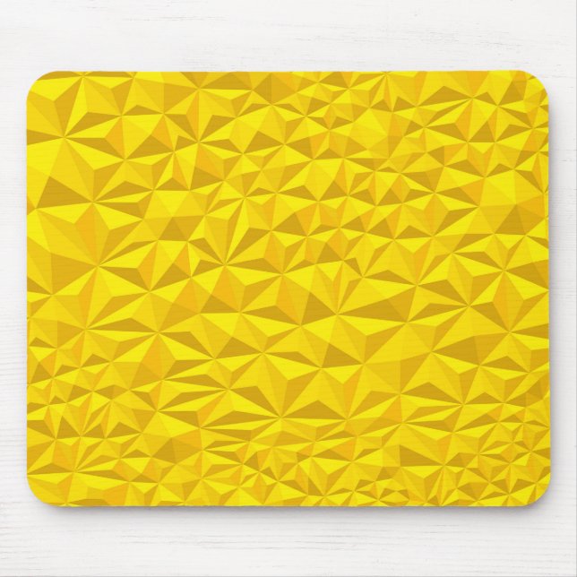 van origamic pyramid yellow mouse pad (Front)