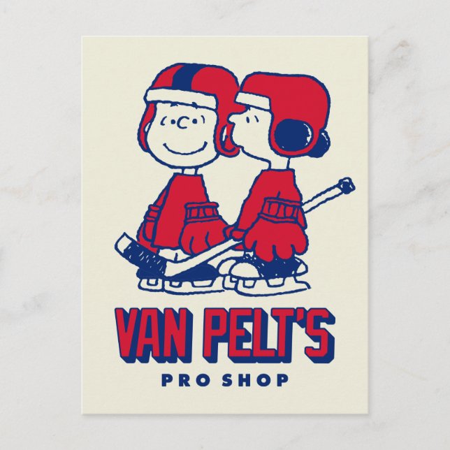 Van Pelt's Hockey Club Pro Shop Postcard (Front)