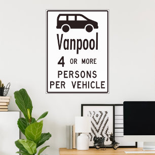 Van Pool Sign