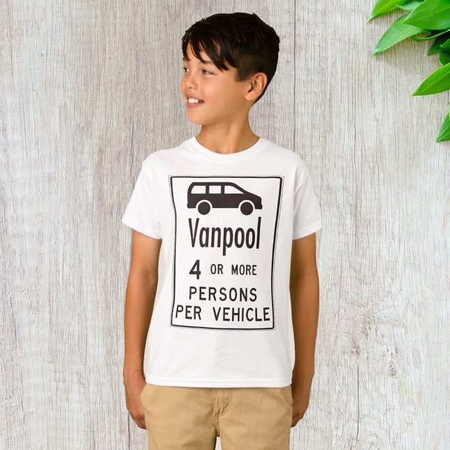 Van Pool Sign T-Shirt (Creator Uploaded)