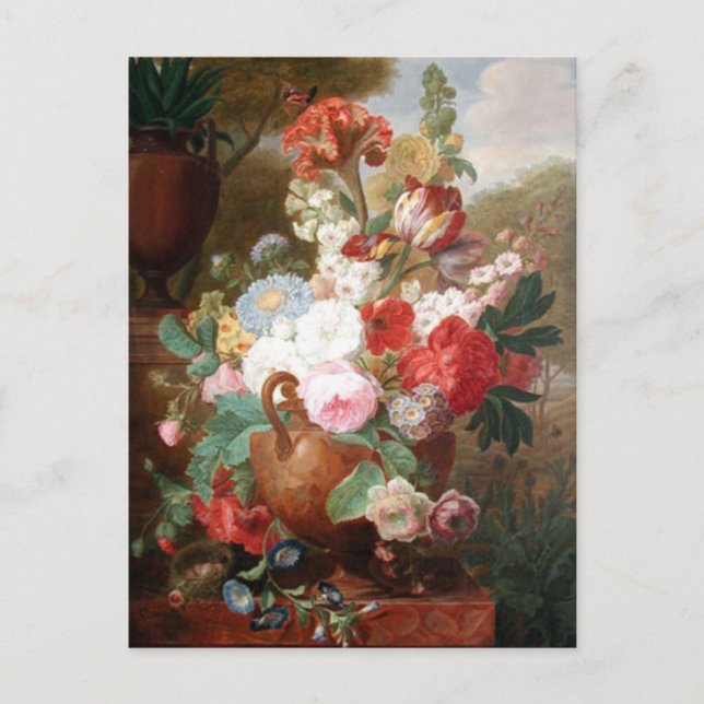 Van Spaendonck Flowers Still Life Postcard (Front)