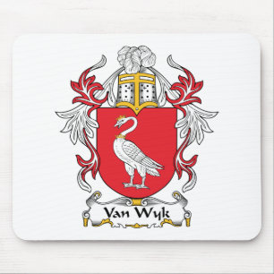 Van Wyk Family Crest Mouse Pad