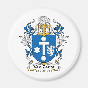 Van Zandt Family Crest Magnet