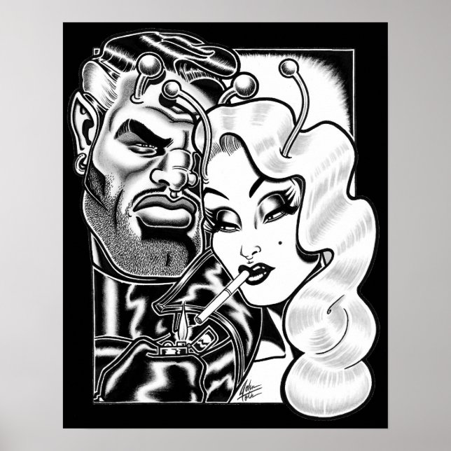 Vana and Rocco/Film Noir Poster (Front)