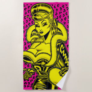 Vana DeVinyl™ Beach Towel