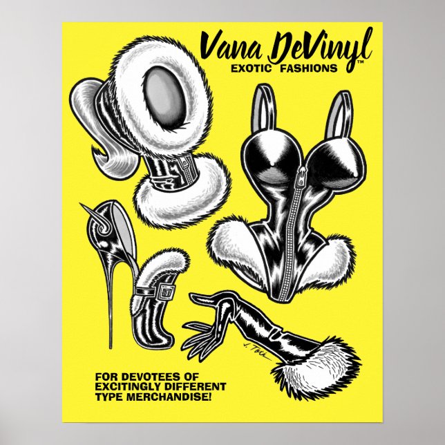 Vana DeVinyl™/Exotic Fashions Poster (Front)