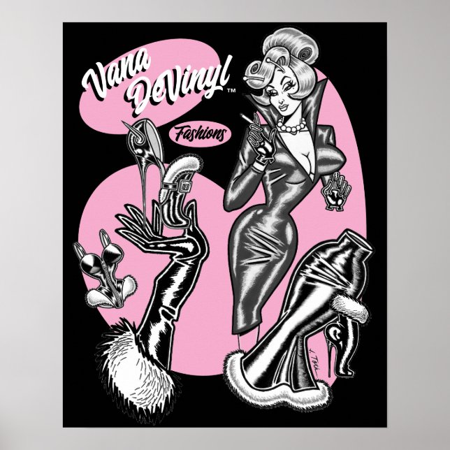 Vana DeVinyl™ Fashions Poster (Front)