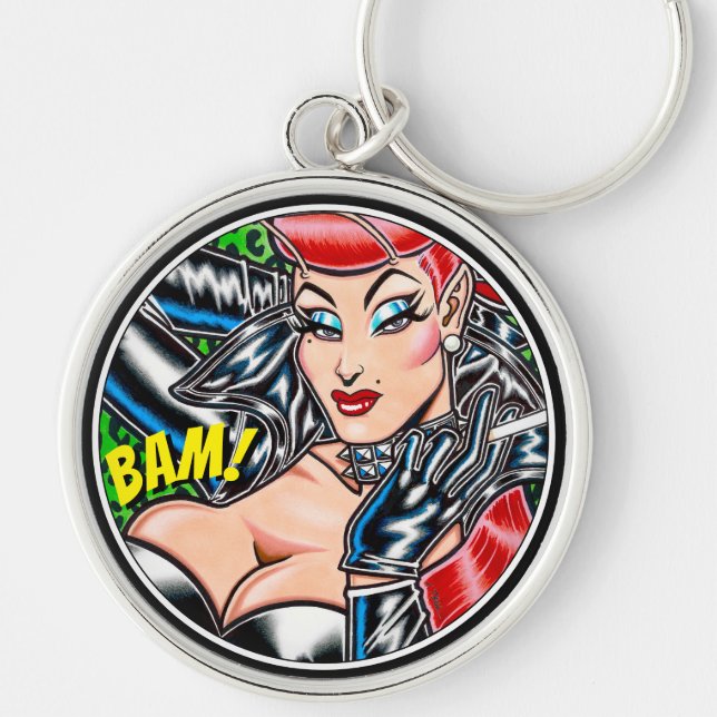 Vana DeVinyl™ Key Ring (Front)