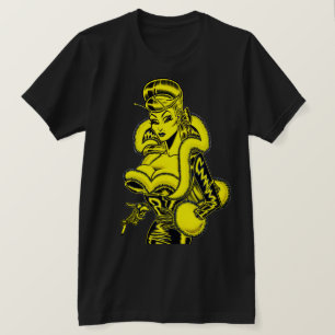 Vana DeVinyl™/PVC and Fun-Fur T-Shirt