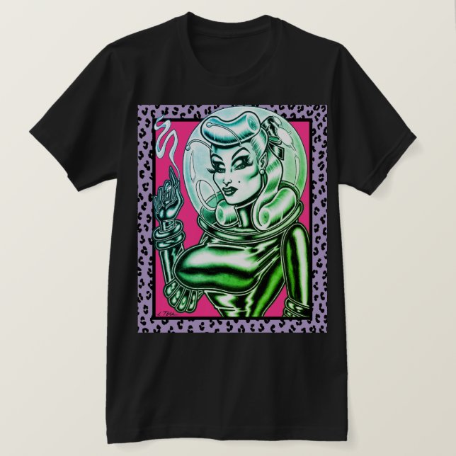 Vana DeVinyl™/Rubber Spacesuit T-Shirt (Design Front)