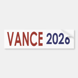 Vance 2026 bumper sticker