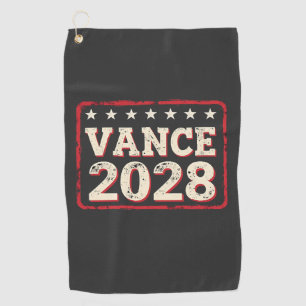 Vance 2028 For president Election Trump Republican Golf Towel
