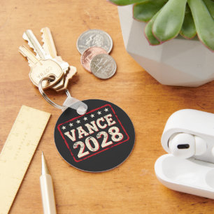 Vance 2028 For president Election Trump Republican Key Ring