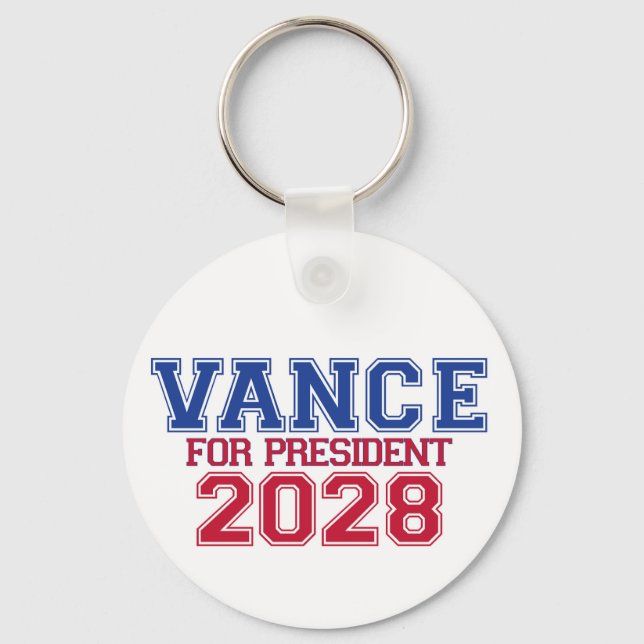 Vance for President (varsity) Key Ring (Front)