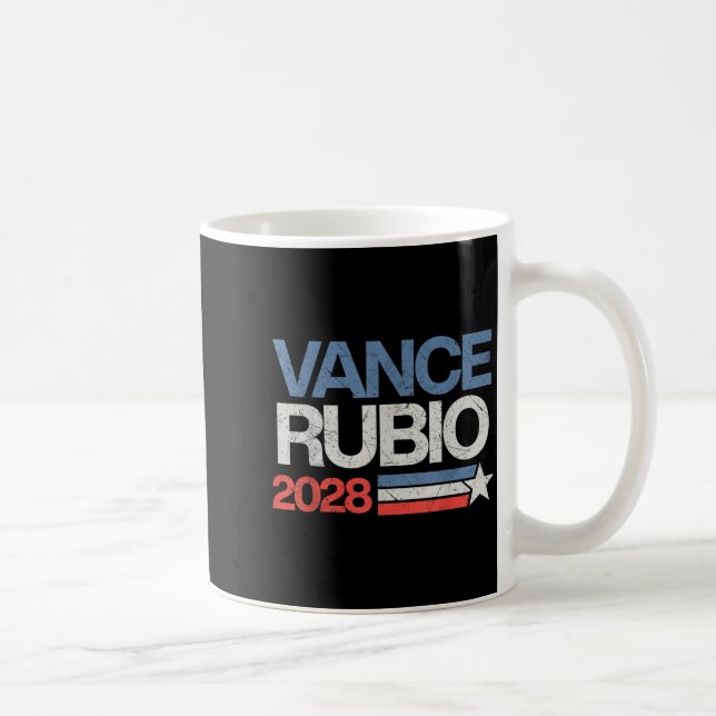 Vance Rubio 2028 President Jd Vance Marco Rubio Us Coffee Mug (Right)