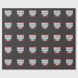 Vance Trump Presidential Election 2028 Political Wrapping Paper
