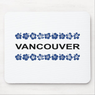 Vancouver Aloha Bands Blue Light-Color Mouse Pad