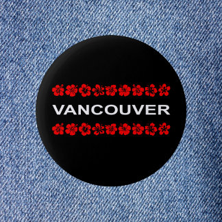 Vancouver Aloha Bands Dark Colour 6 Cm Round Badge