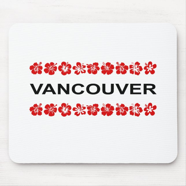 Vancouver Aloha Bands Light-Colour Mouse Pad (Front)