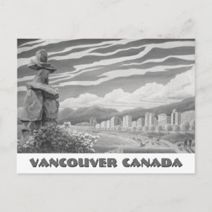 Vancouver Art Postcard Vancouver Inukshuk Cards