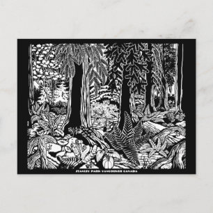 Vancouver Art Postcard Vancouver Totem Pole Cards