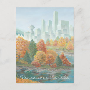 Vancouver Art Postcard Vancouver Totem Pole Painti