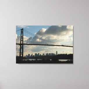 Vancouver Art Print Lions Gate Cityscape Canvas