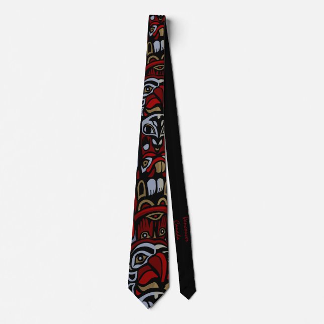 Vancouver Art Ties Vancouver Totem Neckties (Front)