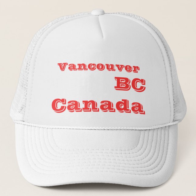 Vancouver BC Canada Trucker Hat (Front)