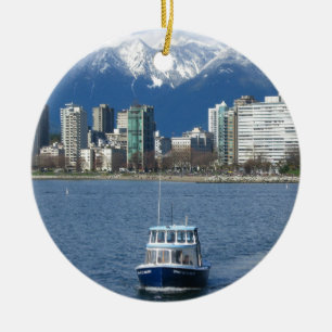 Vancouver BC Ceramic Ornament