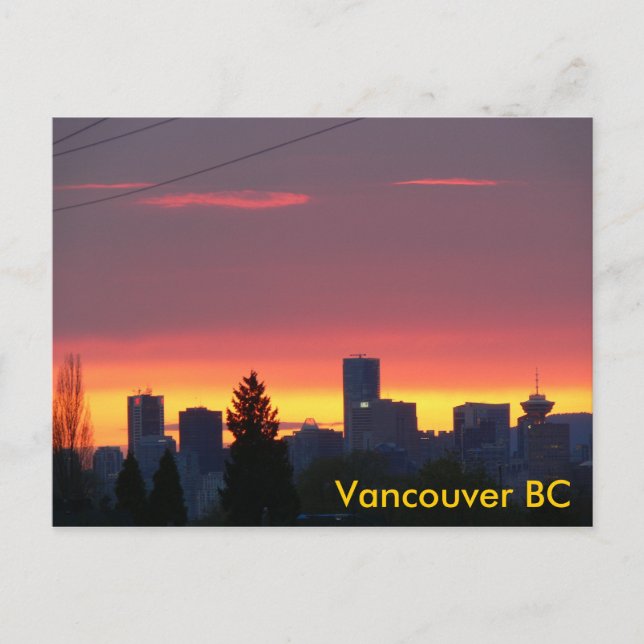 Vancouver BC Postcard (Front)