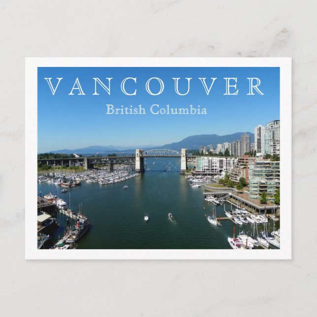 Vancouver, BC Postcard (Front)