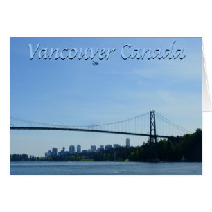 Vancouver BC Souvenir Cards Landmark Cards Custom