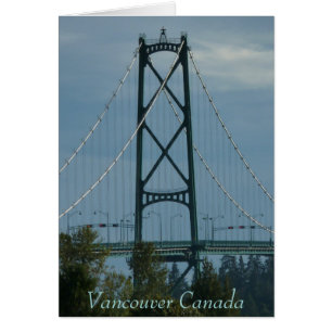 Vancouver BC Souvenir Cards Landmark Cards Custom