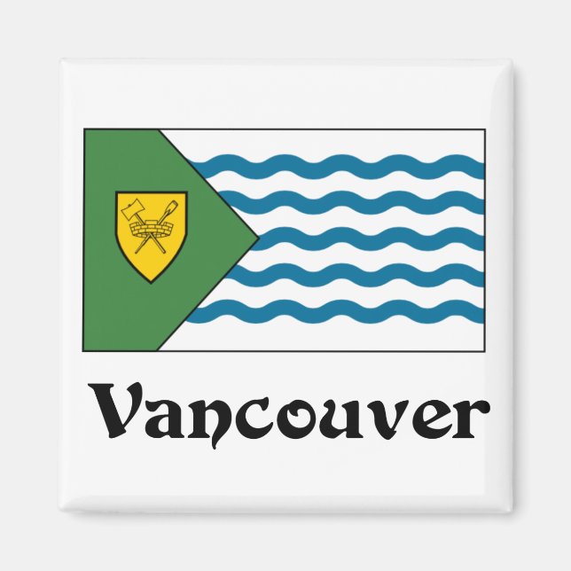 Vancouver, British Columbia flag Magnet (Front)