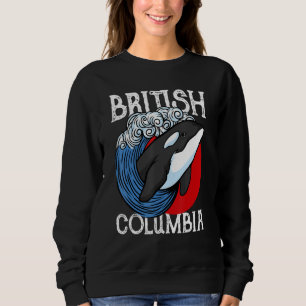 Vancouver British Columbia Orca Whale Sweatshirt