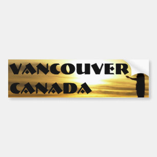 Vancouver Bumper Sticker Vancouver Souvenir Gifts