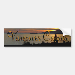 Vancouver Bumper Sticker Vancouver Souvenir Gifts