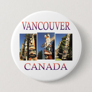 Vancouver Canada 7.5 Cm Round Badge