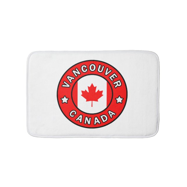 Vancouver Canada Bath Mat (Front)