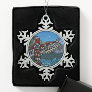 Vancouver Canada Christmas Ornaments Personalised