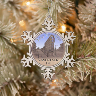 Vancouver Canada Christmas Ornaments Personalised
