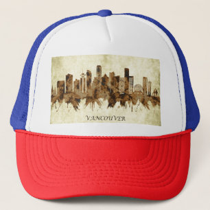 Vancouver Canada Cityscape Trucker Hat