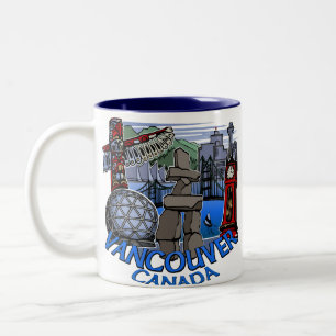 Vancouver Canada Coffee Cups Mugs & Glasses