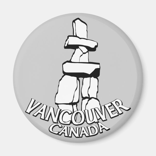 Vancouver Canada Fridge Magnets Souvenir Magnets (Front)