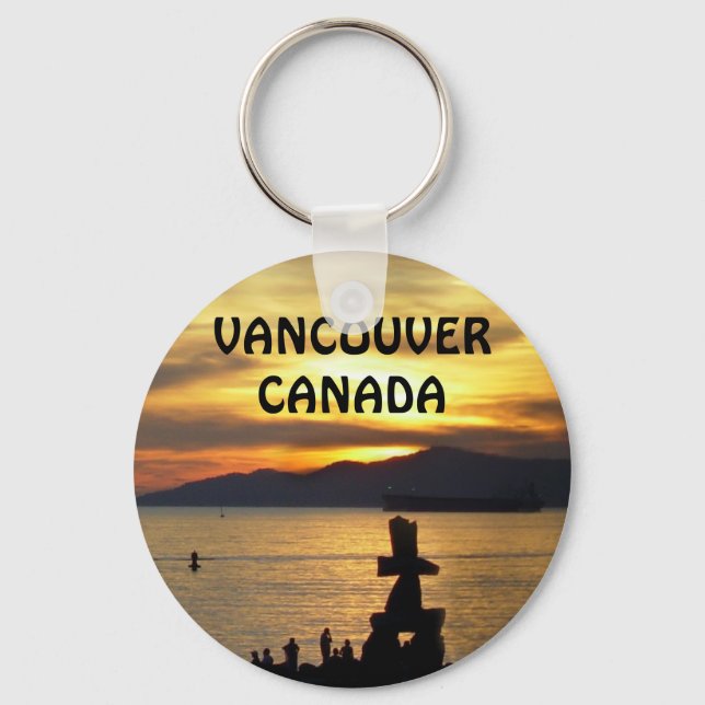 Vancouver Canada Key Chain Vancouver Souvenirs (Front)