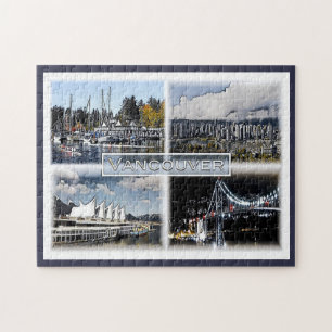 Vancouver - Canada - Mosaic - Jigsaw Puzzle