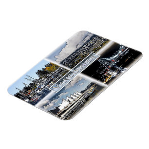 Vancouver - Canada - Mosaic - Magnet
