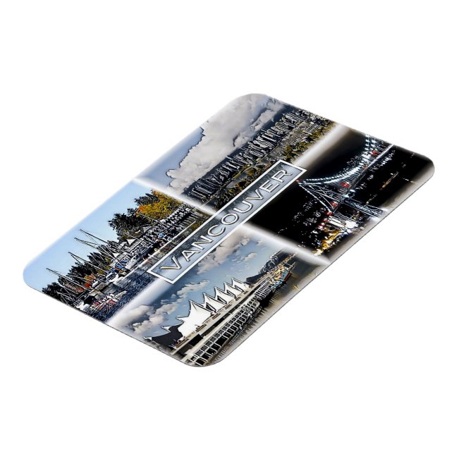 Vancouver - Canada - Mosaic - Magnet (Left Side)